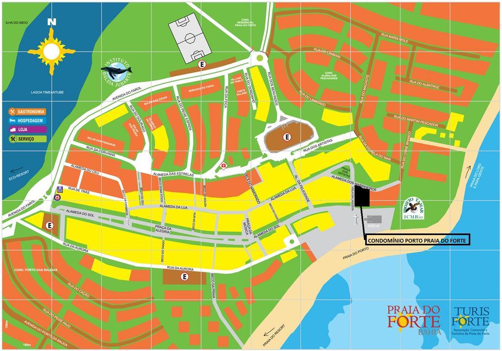 Apartamento Porto Praia Do Forte Esterno foto